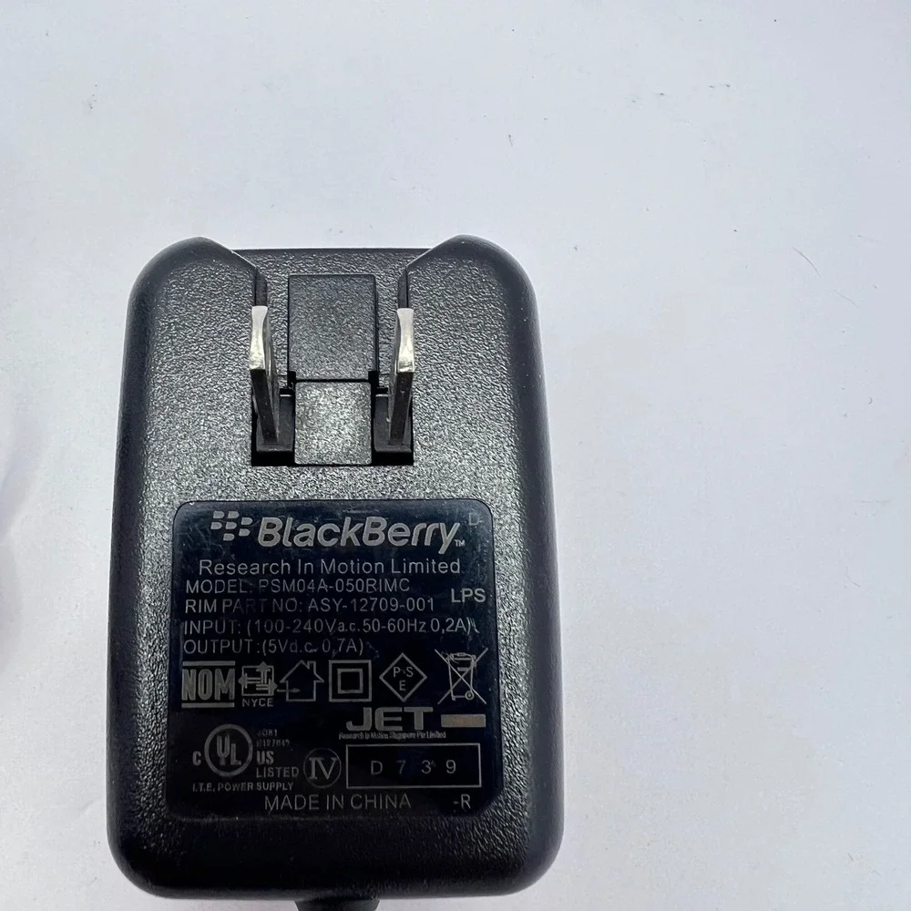 BlackBerry Wall Charger PSM04A-050RIMC Mini USB Travel Adapter‎